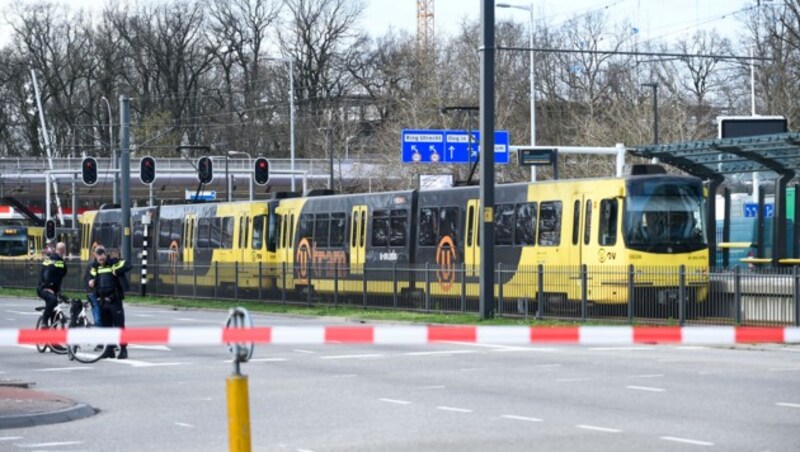 Drei Menschen wurden in einer Straßenbahn in Utrecht erschossen. (Bild: AFP )