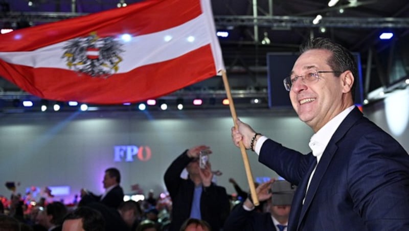 Heinz-Christian Strache, FPÖ (Bild: APA/HANS PUNZ)