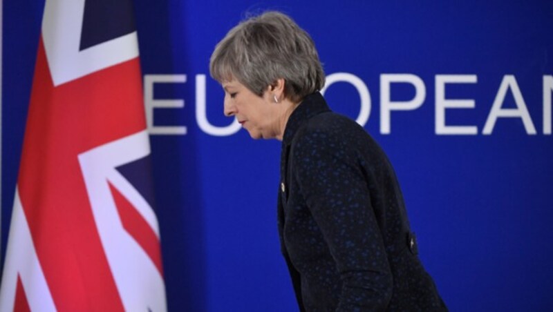 Theresa May (Bild: APA/AFP/EMMANUEL DUNAND)