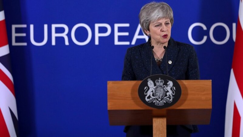 Großbritanniens Premierministerin Theresa May (Bild: AP)