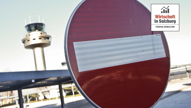 Die Piste des Salzburger Flughafens ist ab Mitte April für ganze fünf Wochen gesperrt (Bild: MARKUS TSCHEPP)