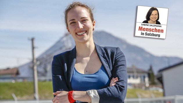 Katharina Leitner (28) ist für das umfassende Wassernetz mitverantwortlich. (Bild: Markus Tschepp)
