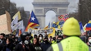 Die Gelbwesten-Bewegung in Frankreich, die derzeit immer wieder zu Protesten aufruft, wurde 2018 ...