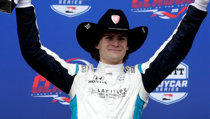 Colton Herta soll das zweite Cadillac-Cockpit für 2026 bekommen. (Bild: AP)