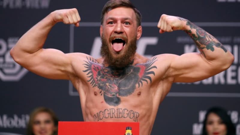 Conor McGregor ist zurück im Octagon. (Bild: AP)