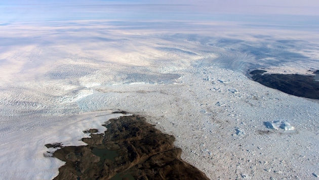 Der Jakobshavn-Gletscher ist einer der wichtigsten Gletscher in Grönland. (Bild: NASA)
