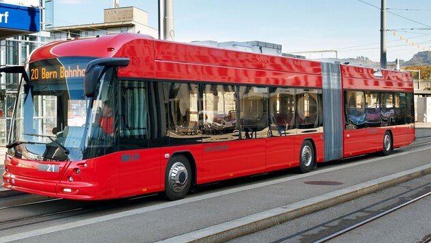 Eingesetzt wird eine neue Obus-Generation aus der Schweiz, die bereits in der dortigen Hauptstadt Bern Passagiere transportiert. (Bild: Hess AG)