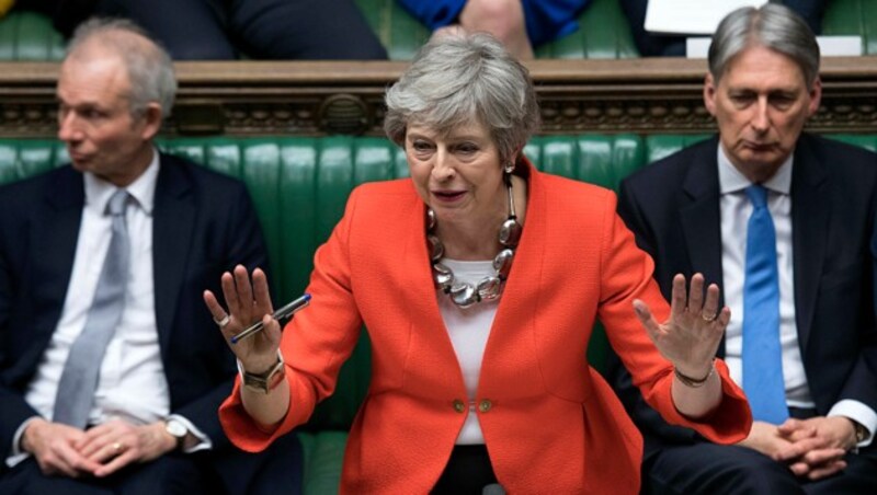 Großbritanniens Premierministerin Theresa May (Bild: AP)