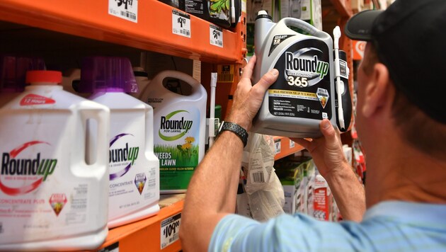 Roundup ist ein beliebtes Unkrautvernichtungsmittel in den USA. (Bild: APA/AFP/JOSH EDELSON)