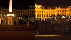 Im Rahmen der alljährlichen Earth Hour wird für eine Stunde unter anderem an Denkmälern und öffentlichen Gebäuden das Licht ausgemacht. (Bild: WWF Austria/David Prokop, krone.at-Grafik)