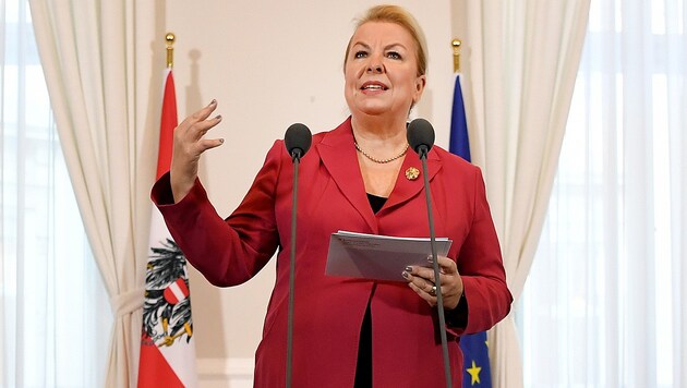 FPÖ-Sozialministerin Beate Hartinger-Klein (Bild: APA/ROLAND SCHLAGER)
