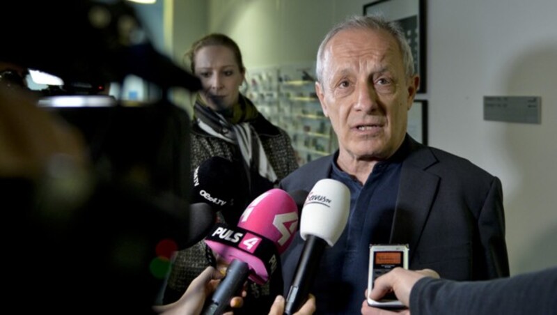 Nationalratsabgeordneter Peter Pilz (Jetzt) vor Beginn der Verhandlung (Bild: APA/HERBERT NEUBAUER)