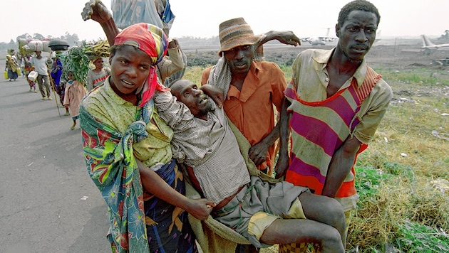 Das Leid der Bevölkerung Ruandas war unbeschreiblich. (Bild: AFP)