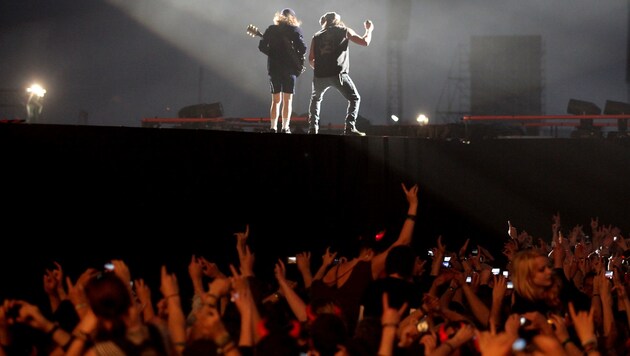 Im Jahr 2010 gab es in Wels große Aufregung rund um das Konzert von AC/DC. (Bild: rubra)