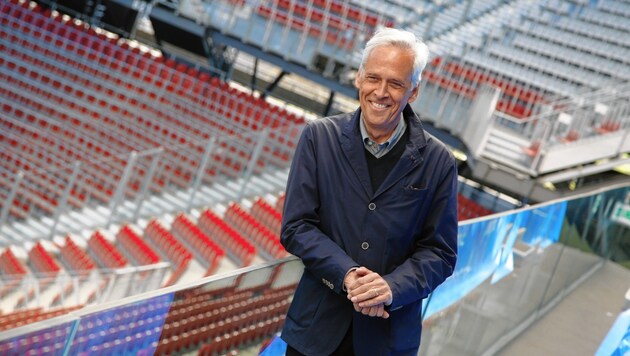 Klaus Littmann im Wörthersee-Stadion. (Bild: Rojsek-Wiedergut Uta)