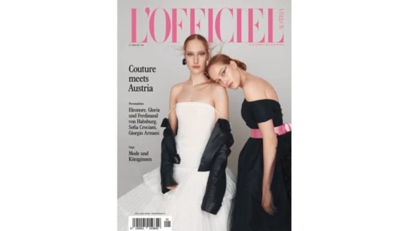 Das Magazin „L‘Officiel“ lud Eleonore, Gloria und Ferdinand Habsburg zum Fotoshooting. (Bild: L'Officiel)