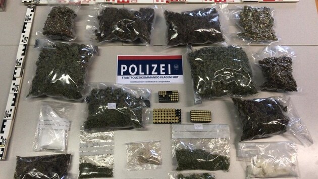 Drogenfund bei Klagenfurter Ehepaar (Bild: Polizei)