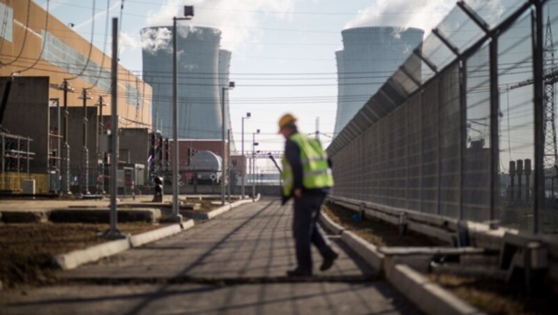 Das Atomkraftwerk Mochovce (Aufnahme aus dem Jahr 2015) (Bild: APA/AFP/VLADIMIR SIMICEK)