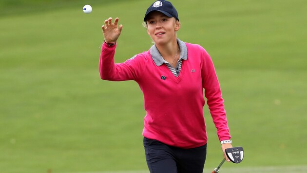 NÖ-Golfhoffnung: Emma Spitz (Bild: APA/GETTY IMAGES/AFP/JAMIE SQUIRE)