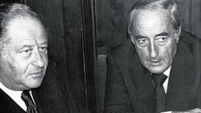 Bruno Kreisky mit Hans Dichand (Bild: zVg)