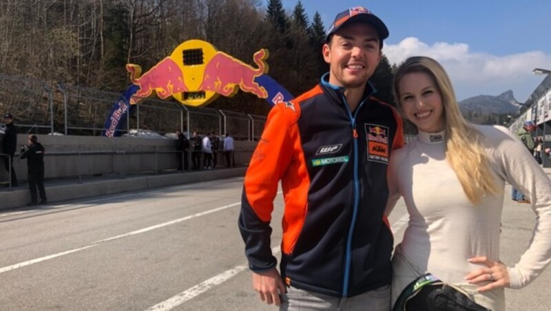 Dakar-Sieger Matthias Walkner und PSCCE-Starterin Marylin Neuhauser aus der Schweiz. (Bild: Lechner Racing)