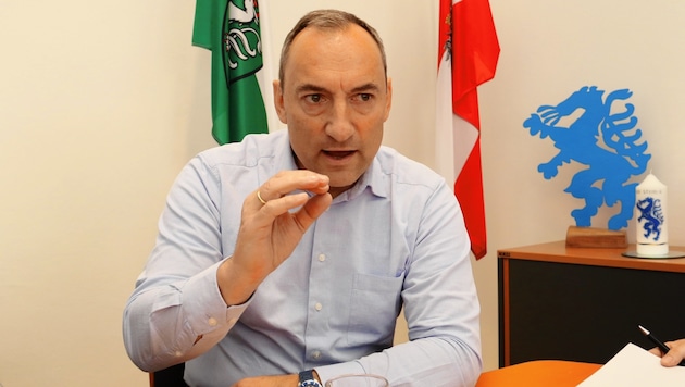 Der Grazer Vizebürgermeister Mario Eustacchio (FPÖ) (Bild: Christian Jauschowetz)
