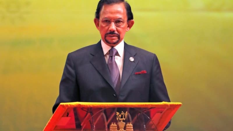 Bruneis Sultan Hassanal Bolkiah (Bild: AP)