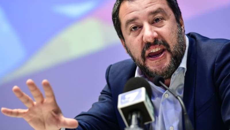 Italiens Innenminister Matteo Salvini (Bild: AFP )