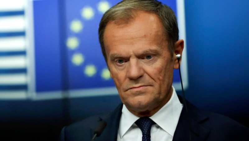 EU-Ratspräsident Tusk (Bild: ASSOCIATED PRESS)