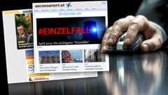 (Bild: kontrast.at, unzensuriert.at (Screenshots), stock.adobe.com, krone.at-Grafik)