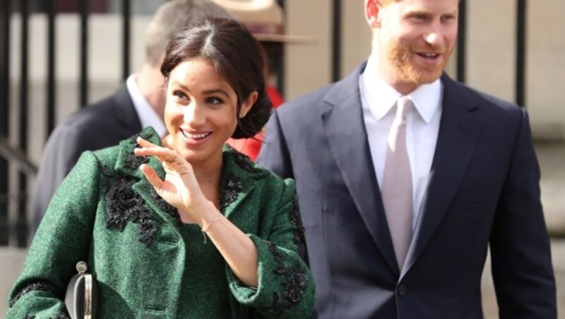 Herzogin Meghan und Prinz Harry (Bild: AFP)