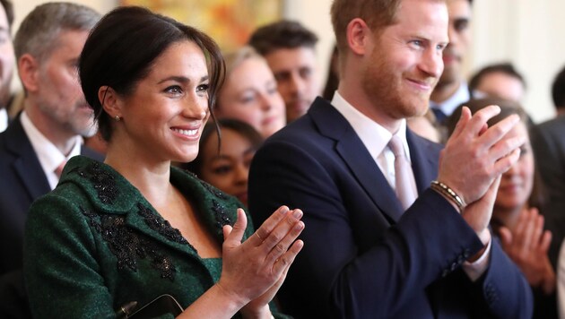 Herzogin Meghan und Prinz Harry (Bild: AFP)