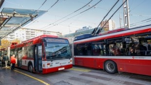 In der Stadt Salzburg sind die Öffis heute gratis. (Bild: Markus Tschepp)