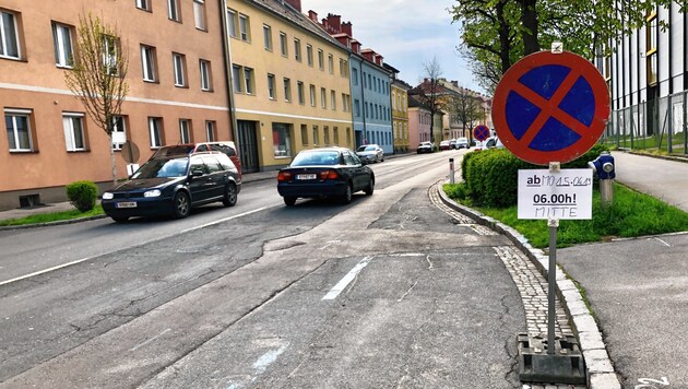 Ab heute wird auch die Florian-Gröger-Straße saniert. (Bild: Rosenzopf Christian)