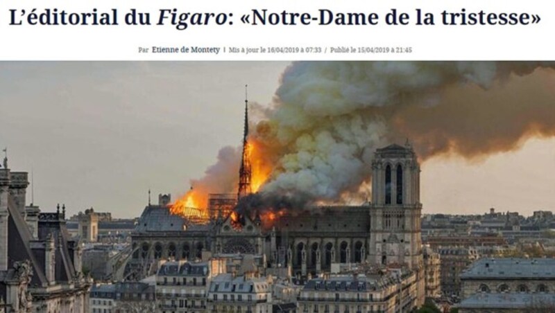 „Le Figaro“ (Bild: Screenshot/Figaro)