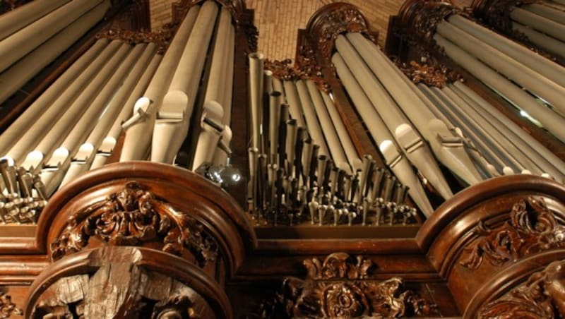 Die große Orgel von Notre Dame (Bild: AFP )