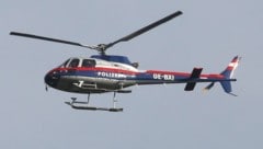 Auch ein Polizeihubschrauber war an der Suche beteiligt, Symbolbild (Bild: Kronen Zeitung)