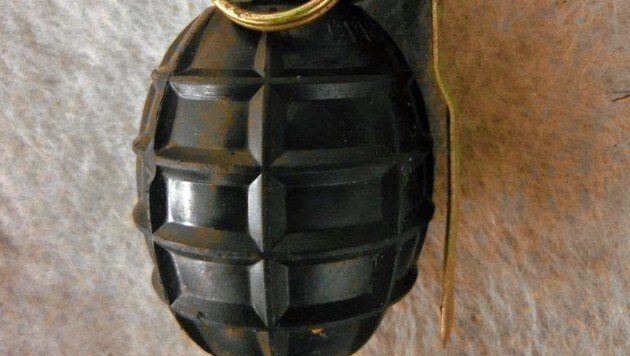 Eine Handgranate ähnlich dieser wurde gefunden. (Bild: ZVG)