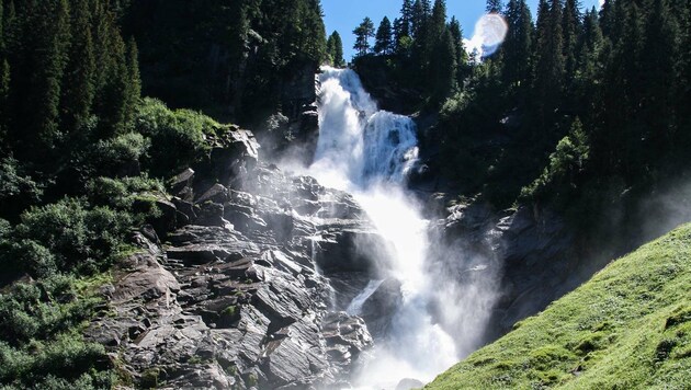 Die Krimmler Wasserfälle sind ein sehr beliebtes Fotomotiv auf Instagram. (Bild: Pixabay)