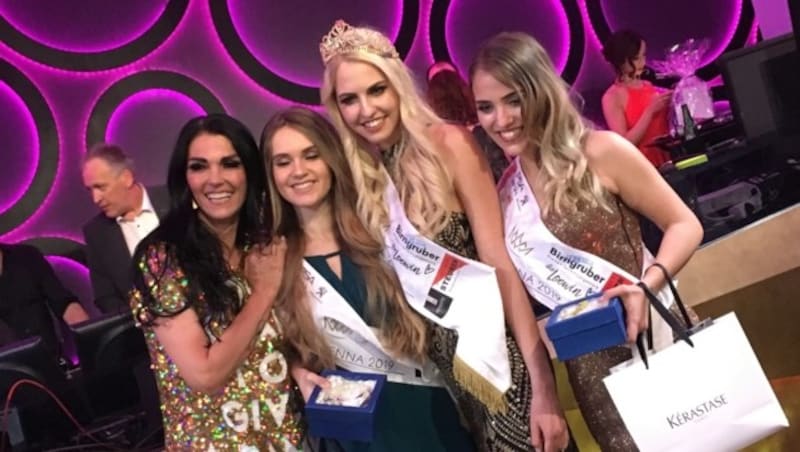 Beatrice Körmer (Mitte) gewann am Donnerstag den Titel zur „Miss Vienna 2019“. (Bild: Vanessa Licht)