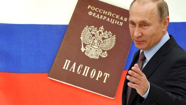 Russlands Präsident Wladimir Putin (Bild: stock.adobe.com, AFP, krone.at-Grafik)