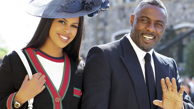 Idris Elba und Sabrina Dhowre (Bild: AFP)
