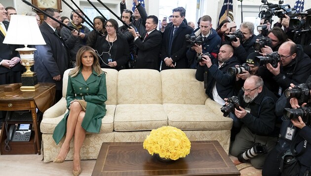 Mit diesem Bild gratulierte das Weiße Haus der First Lady zum Geburtstag. (Bild: twitter.com/White House)