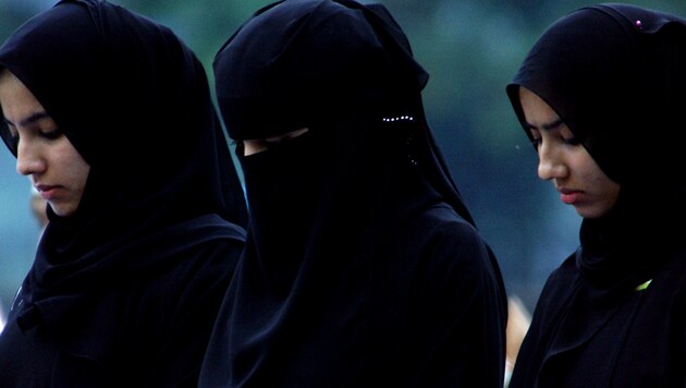 Muslimische Mädchen in Sri Lanka (Bild: AFP)