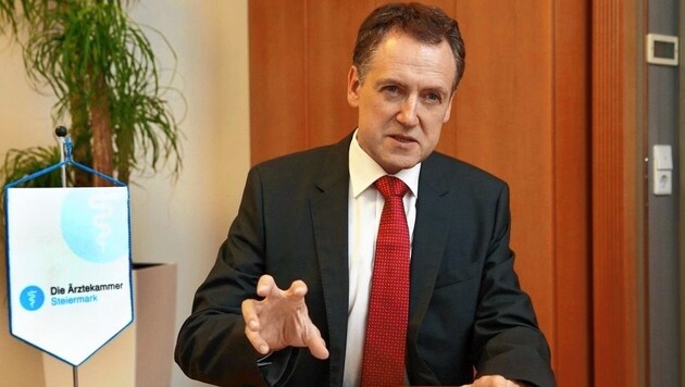 Der steirische Ärztekammer-Präsident Herwig Lindner (Bild: Jürgen Radspieler)