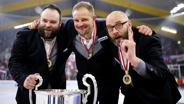 Juha Soronen, Petri Maikainen und Jarno Mensonen (Bild: GEPA)