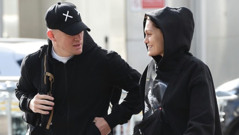 Jessie J und Channing Tatum am Heathrow Airport in London (Bild: www.PPS.at)
