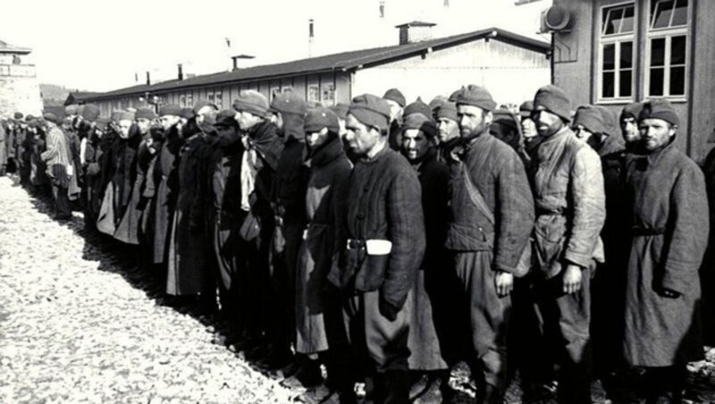 Gefangene im KZ Mauthausen (Bild: Bundesarchiv)