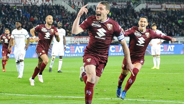 Torinos Andrea Belotti und Co. freuen sich - bald auch über einen Sieg im Derby gegen Juventus? (Bild: ASSOCIATED PRESS)