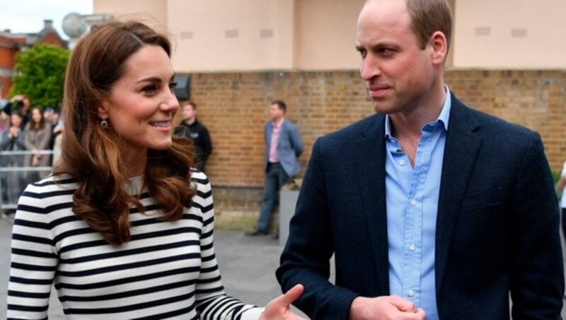 Herzogin Kate und Prinz William (Bild: AP)